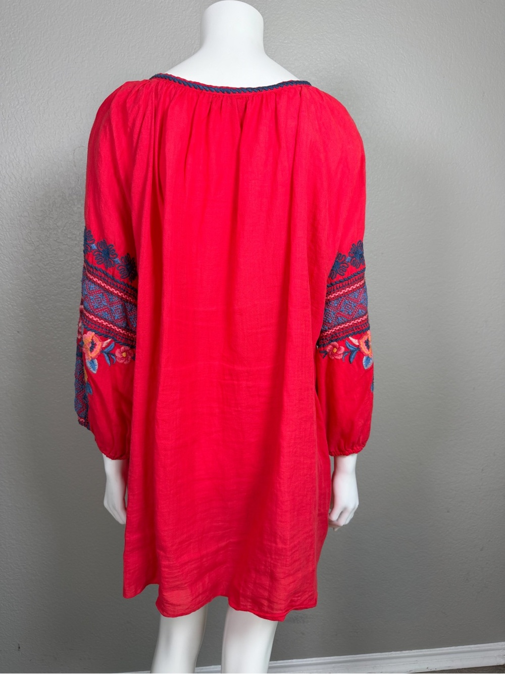 Johnny Was Workshop Juliene Candy Land Embroidered Ramie Tunic 2X - Picture 8 of 11